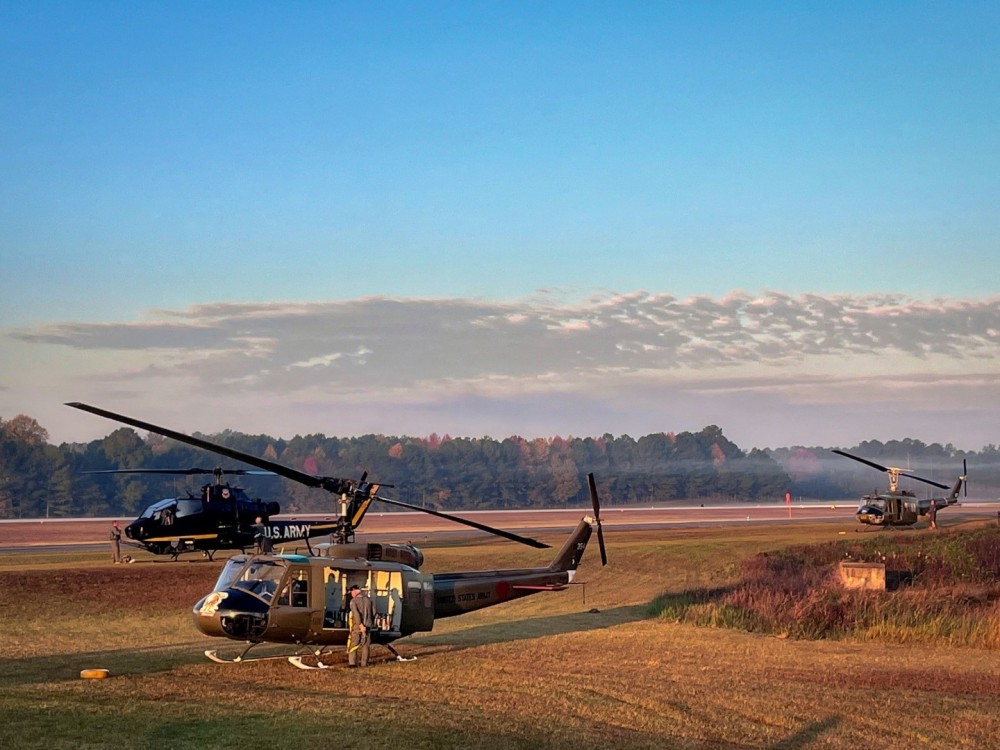 Ready for our riders at the Peachtree City, Georgia - Atlanta Airshow the last weekend of October.  Army Aviation Heritage Foundation and Flying Museum.