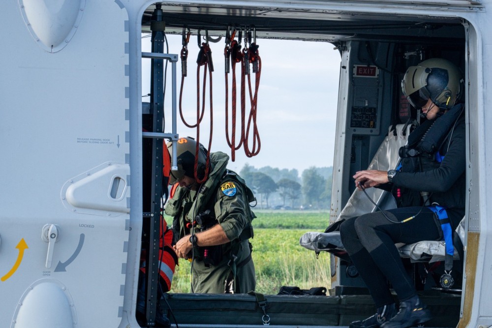 When the scramble bell rings
Belgian Air Force 40th Squadron Search & Rescue NH90
@ home base Koksijde Belgium

Cabin / Hoisting operator
Diver