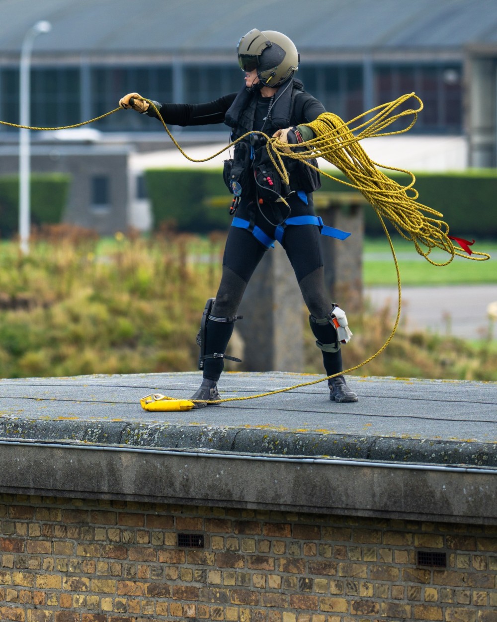 Belgian Air Force 40th Squadron Search & Rescue NH90
@ home base Koksijde Belgium

diver preparing the stretcher for hoisting