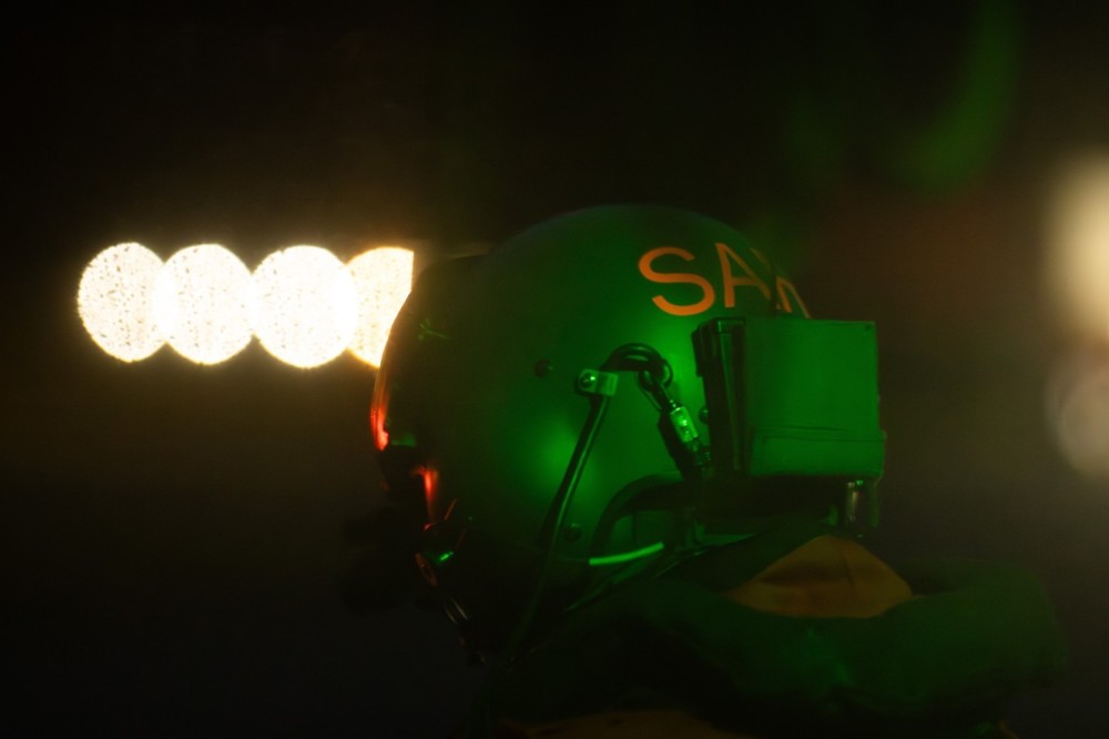 Belgian Air Force 40th Squadron Search & Rescue NH90
Heli crew member preparing for a night flight training