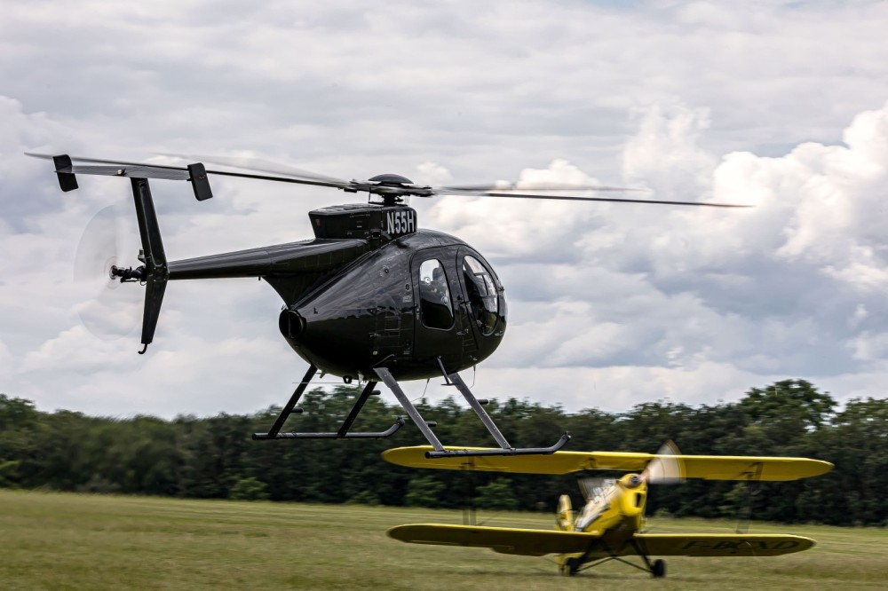 lieu l'aérodrome de Cerny-La Ferté Alais
Hélicoptère N55H Mcdonnell Douglas369E