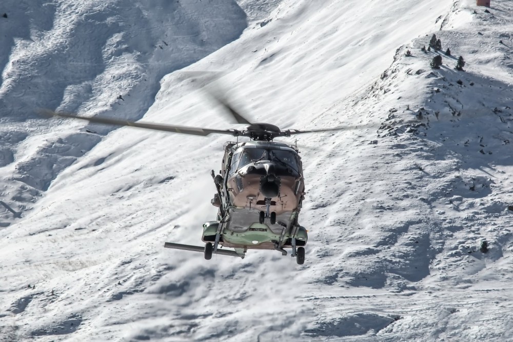 The NH90 "Sarrio" has been the main maneuver helicopter of the Spanish Army Aviation for several years, operated by the Manionbra III Helicopter Battalion (BHELMA III)