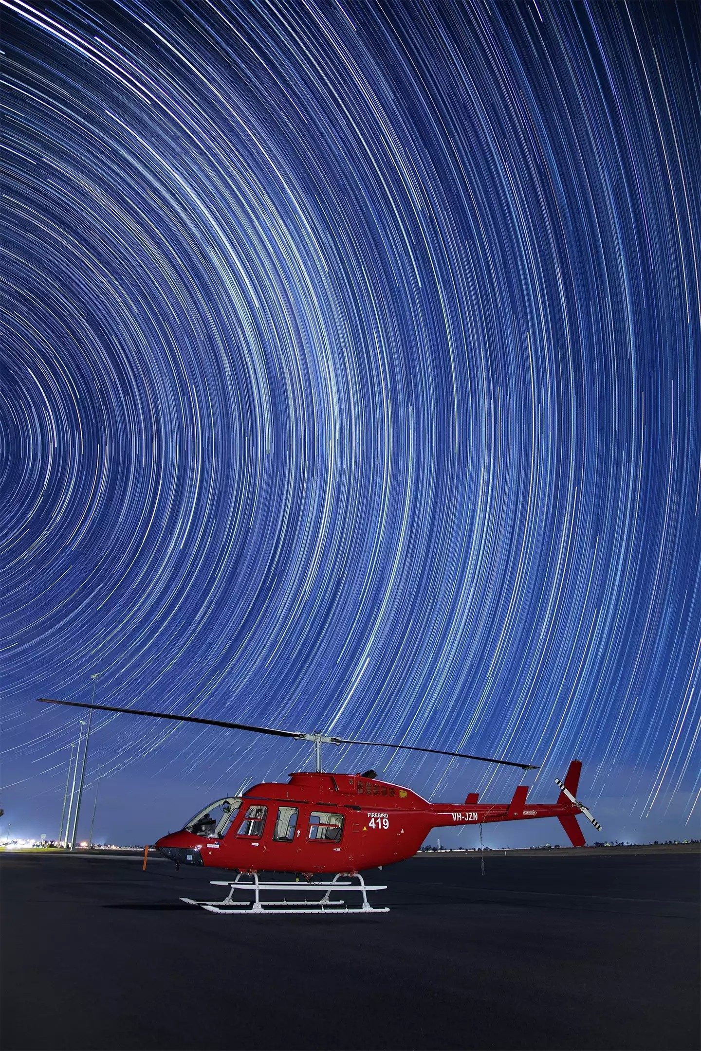 Approximately two hours of star trails over our Company Bell Longranger in Roma, Queensland, Australia. Roma is a regional town and in winter the nights are incredibly clear with little light pollution to spoil the images.