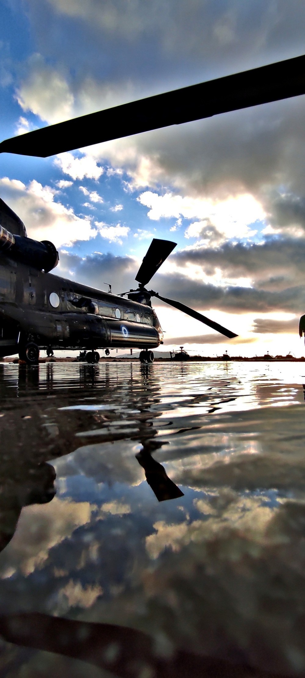 After all day operation in salty environment the beast need some care. 
Engine wash, and my favorite aircraft washing. Soft shampoo, and a lot of fresh water. 
We doing our best so take from it all it can.